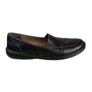 Born Brown Leather Loafers 6.5 Classic Comfort